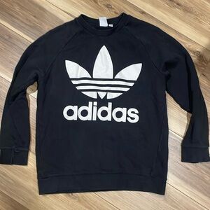 Black adidas crewneck sweatshirt